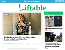 Tablet Screenshot of liftable.com